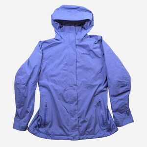 Marmot Blue Goretex Rain Jacket Size Women's Large Outdoor Active Coat